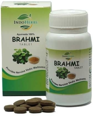 -30% Брахми (Brahmi) IndoHerbs, 60 таб. (срок 6/24)