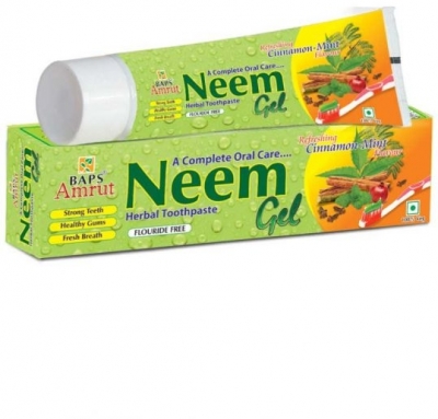 Зубная паста-гель с Нимом (Herbal Toothpaste Neem Gel) Baps Amrut, 150г