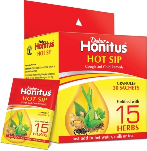 Хонитус, противопростудный напиток, (Honitus HOT SIP), Dabur, 1 шт/30 шт