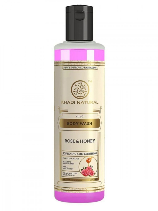 Гель для душа Роза и Мёд (Body Wash Rose & Honey), Khadi, 210 мл Гель для душа Роза и Мёд (Body Wash Rose & Honey), Khadi, 210 мл