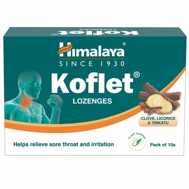 Кофлет, леденцы от кашля (Koflet lozenges), Himalaya, 10 шт Кофлет, леденцы от кашля (Koflet lozenges), Himalaya, 10 шт