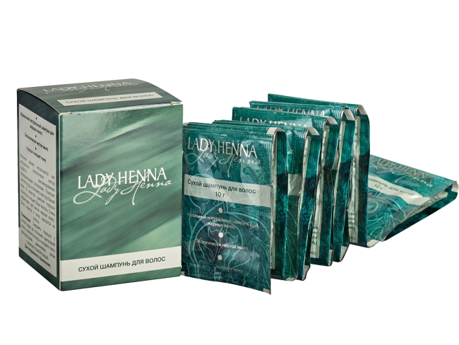 Сухой шампунь для мытья волос LADY HENNA, 10г/100г Сухой шампунь для мытья волос LADY HENNA, 10г/100г