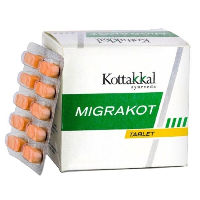 Мигракот лечение головной боли (Migrakot) Kottakkal, 100 таб.
