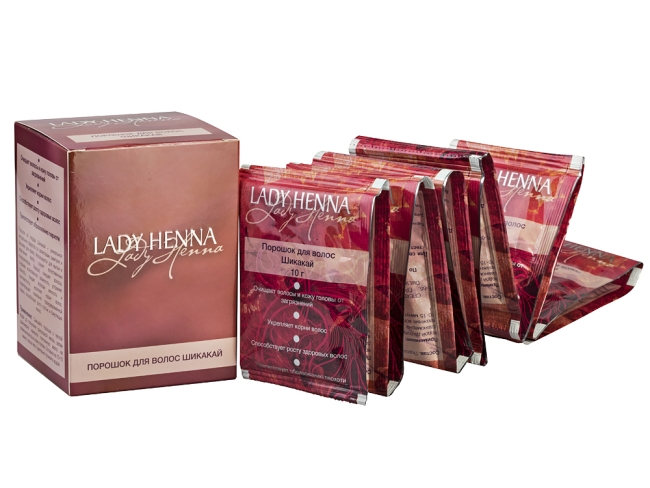 Шикакай - порошок для волос LADY HENNA, 10г/100г Шикакай - порошок для волос LADY HENNA, 10г/100г