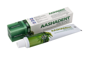 Зубная паста Ним-Бабул Aasha Herbals, 100г Зубная паста Ним-Бабул Aasha Herbals, 100г