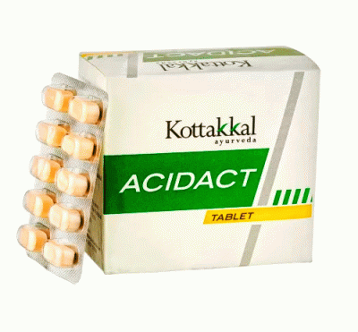 -20% Ацидакт таблетки (Acidact tab) Kottakkal,  10таб. (срок 28/02/2025)