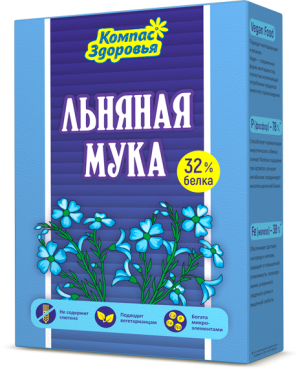 Мука Льняная, Компас Здоровья, 300 г