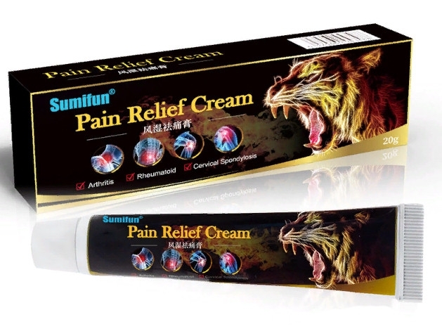 Черный тигр (Pain Relief cream Sumifun) обезболивающий бальзам для суставов и мышц, 20 г Черный тигр (Pain Relief cream Sumifun) обезболивающий бальзам для суставов и мышц, 20 г