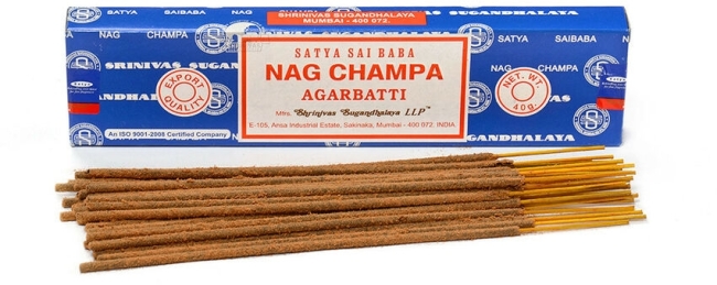 Благовония Наг Чампа Агарбатти (NS Nag Champa Agarbatti), SATYA, 10г/15г/40г/100г/конусы