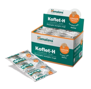 Кофлет Имбирь, леденцы от кашля, (Koflet-H), Himalaya, 6/60шт Кофлет Имбирь, леденцы от кашля, (Koflet-H), Himalaya, 6/60шт