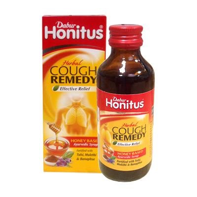 Хонитус, сироп от кашля, (Honitus Herbal Cough Remedy), Dabur, 100 мл