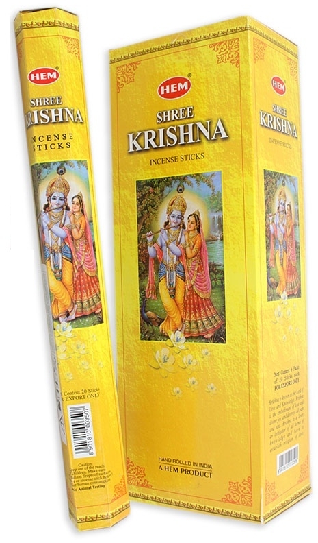 Благовония Шри Кришна (Hexa Shree Krishna) HEM, 20 г Благовония Шри Кришна (Hexa Shree Krishna) HEM, 20 г