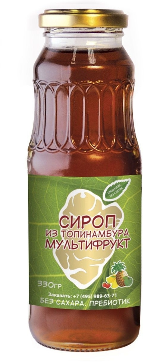 Сироп из топинамбура Мультифрукт, Купецкий дом "Посад", 330 г Сироп из топинамбура Мультифрукт, Купецкий дом "Посад", 330 г
