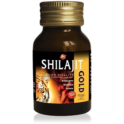 Шиладжит Голд мумиё экстракт (Shilajit Gold) Dabur, 20 капс.