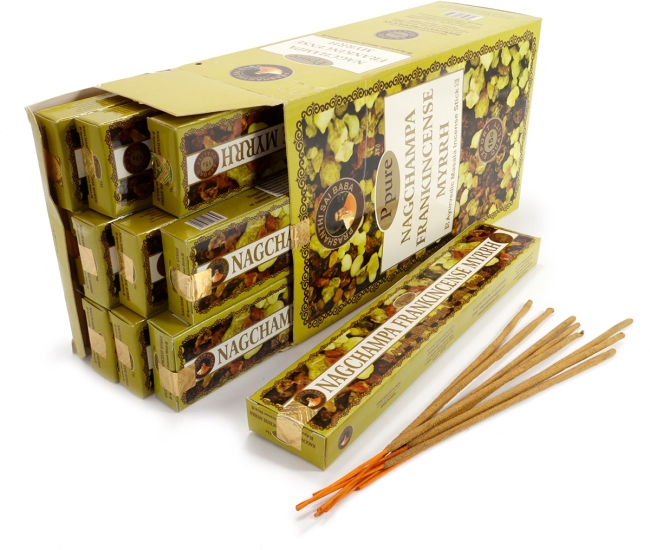 Благовония Ладан-Мирра (NS NagChampa Frankincense Myrrh) PPURE, 15г Благовония Ладан-Мирра (NS NagChampa Frankincense Myrrh) PPURE, 15г