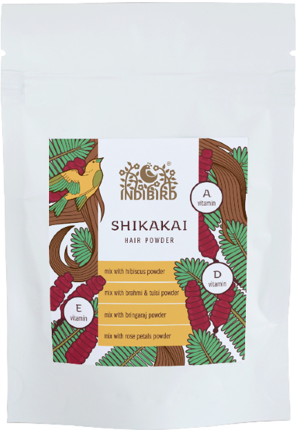 Шикакай, порошок для волос (Shikakai Hair Powder), Indibird, 50г/200г/1кг Шикакай, порошок для волос (Shikakai Hair Powder), Indibird, 50г/200г/1кг