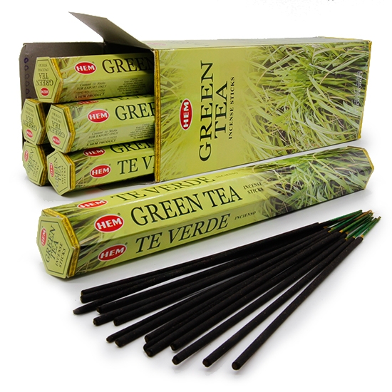 Благовония Зелёный Чай (Hexa Green Tea) HEM, 20г Благовония Зелёный Чай (Hexa Green Tea) HEM, 20г