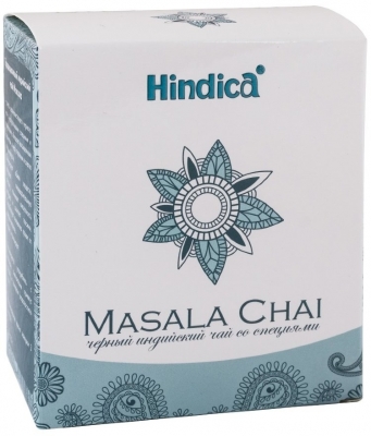 Масала чай, черный индийский чай со специями, Hindica, 70 г