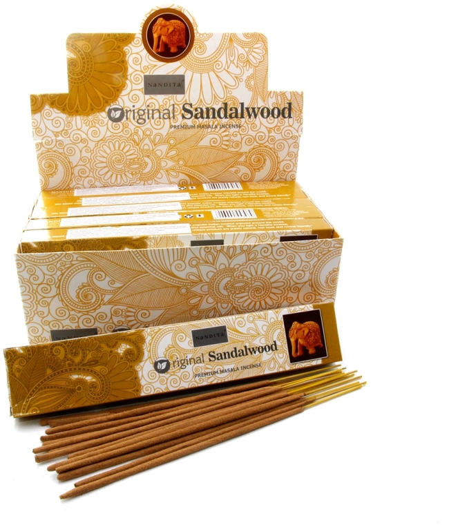 Благовония Сандаловое дерево (NS Original Sandalwood) NANDITA, 15 г