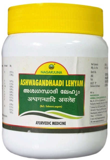 Ашвагандхади Лехьям (Ashwagandhadi Lehyam) Nagarjuna, 500г Ашвагандхади Лехьям (Ashwagandhadi Lehyam) Nagarjuna, 500г