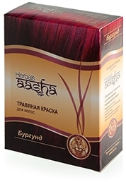 Краска для волос Бургунд, Aasha Herbals, 6х10г Краска для волос Бургунд, Aasha Herbals, 6х10г