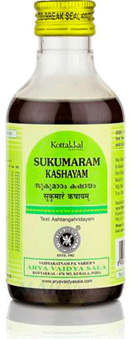 Сукумарам Кашаям (Sukumaram Kashayam), Kottakkal, 200 мл Сукумарам Кашаям (Sukumaram Kashayam), Kottakkal, 200 мл