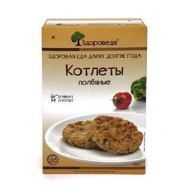 Котлеты полбяные, Здороведа, 280 г Котлеты полбяные, Здороведа, 280 г