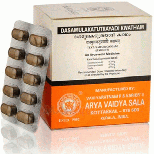 Дашамулакатутраяди Кватхам (Dasamulakatutrayadi Kwatham), Kottakkal, 10 таб. / 100 таб. Дашамулакатутраяди Кватхам (Dasamulakatutrayadi Kwatham), Kottakkal, 10 таб. / 100 таб.