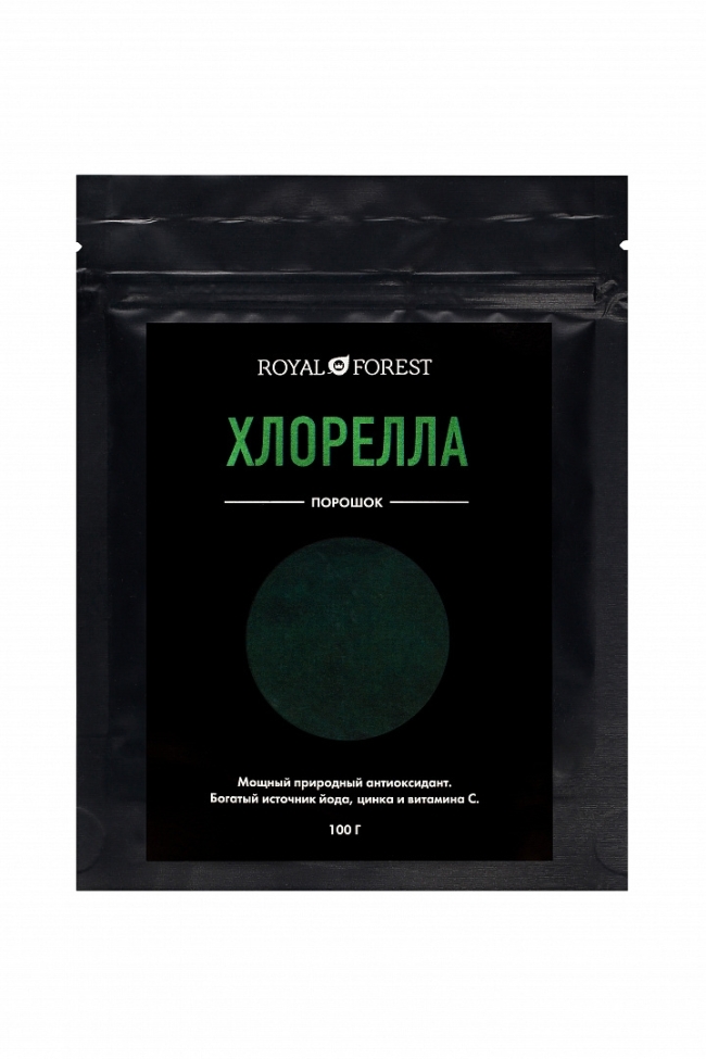 Хлорелла, Royal Forest, порошок, 100 г Хлорелла, Royal Forest, порошок, 100 г