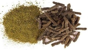Перец длинный Пиппали молотый (Pippali Pepper Powder), Золото Индии, 30г/1кг Перец длинный Пиппали молотый (Pippali Pepper Powder), Золото Индии, 30г/1кг