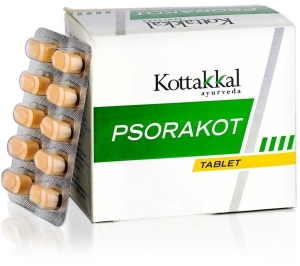Псоракот (Psorakot tab), Kottakkal, 10 таб. / 100 таб. Псоракот (Psorakot tab), Kottakkal, 10 таб. / 100 таб.