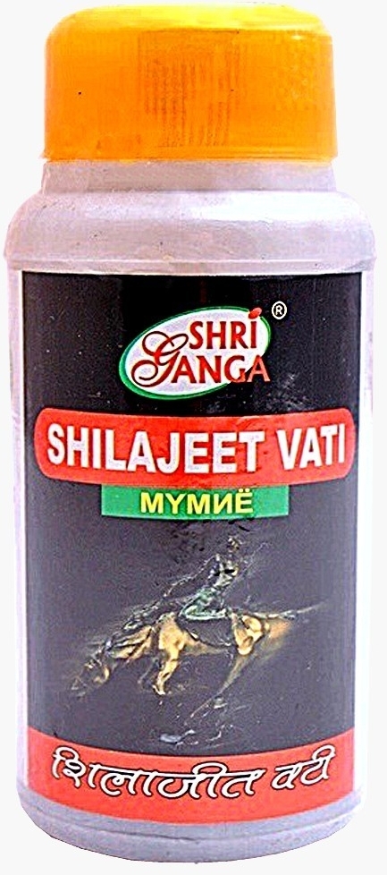Шиладжит вати (Shilajeet Vati) Shri Ganga, 50г/100 г Шиладжит вати (Shilajeet Vati) Shri Ganga, 50г/100 г