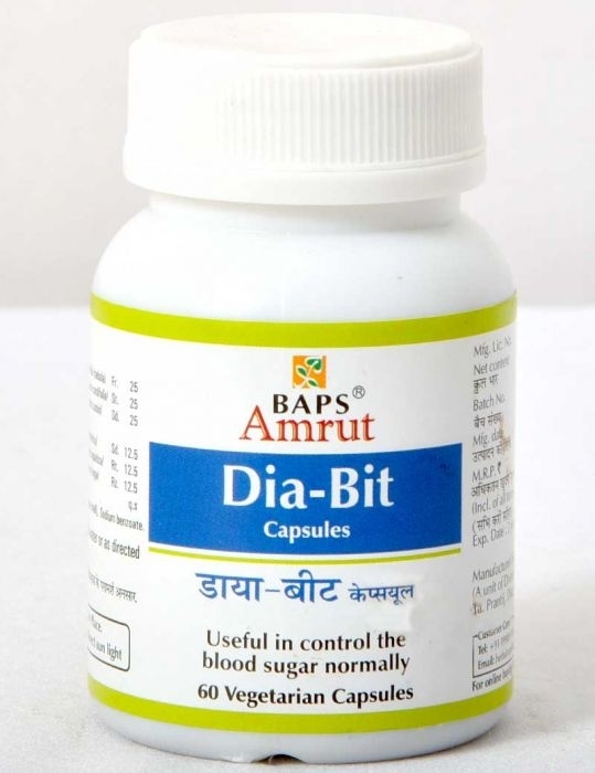 Диа-Бит (Dia-Bit), Baps Amrut, 60 капс Диа-Бит (Dia-Bit), Baps Amrut, 60 капс