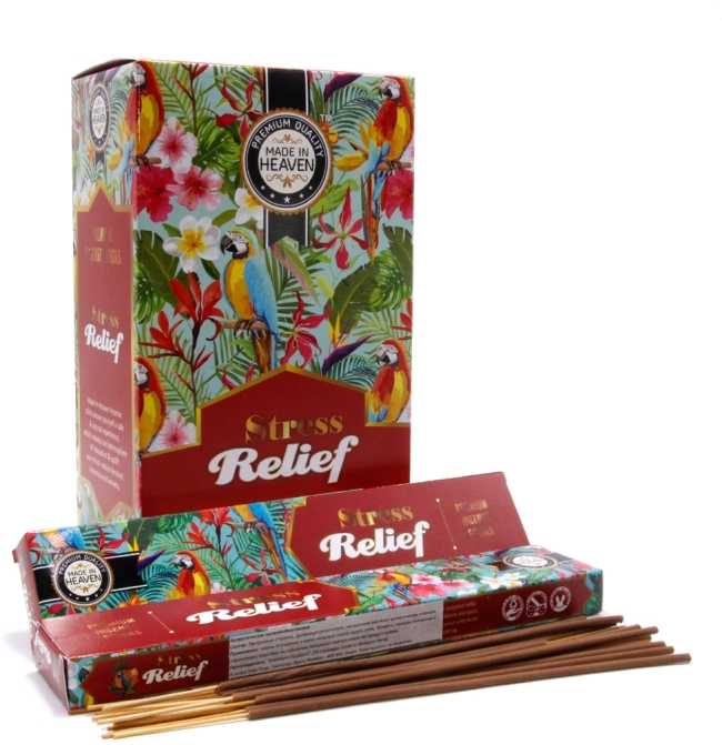Благовония Stress Relief/Антистресс (Made In Heaven/Сделано на Небесах) PPURE, 15г Благовония Stress Relief/Антистресс (Made In Heaven/Сделано на Небесах) PPURE, 15г