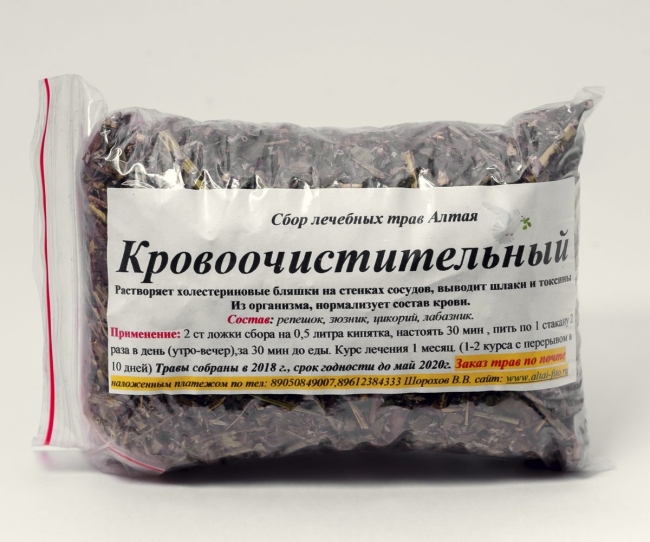 Кровоочистительный, сбор лечебных трав, Славные Tравы Алтая, 150 г ± 10 г Кровоочистительный, сбор лечебных трав, Славные Tравы Алтая, 150 г ± 10 г