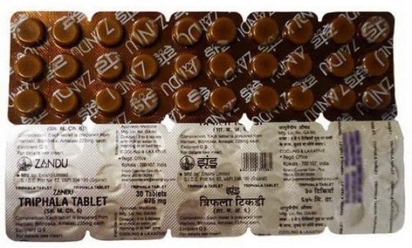 Трифала (Triphala), Zandu, 30 таб. Трифала (Triphala), Zandu, 30 таб.
