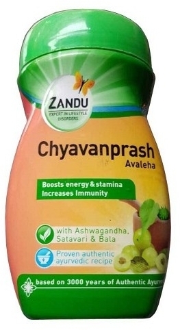 Чаванпраш Авалеха Занду (Chyawanprash Avaleha), Zandu, 450 г Чаванпраш Авалеха Занду (Chyawanprash Avaleha), Zandu, 450 г