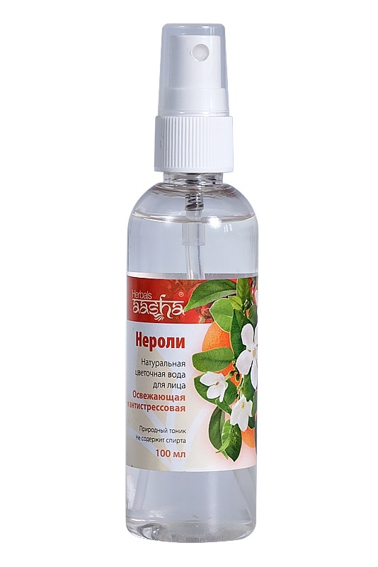 Цветочная вода Нероли, Aasha Herbals, 100мл Цветочная вода Нероли, Aasha Herbals, 100мл