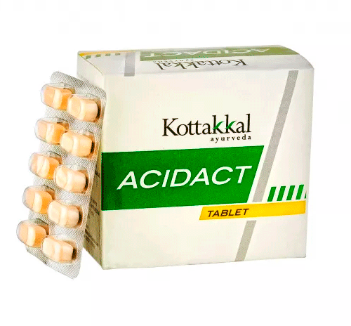 Ацидакт таблетки (Acidact tab) Kottakkal, 10 таб. / 100 таб. Ацидакт таблетки (Acidact tab) Kottakkal, 10 таб. / 100 таб.