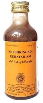 Нилибхрингади Кератайлам, масло для волос (Nilibhringadi Keratailam), Kottakkal, 200мл Нилибхрингади Кератайлам, масло для волос (Nilibhringadi Keratailam), Kottakkal, 200мл