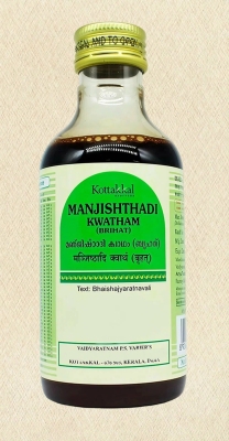 Manjishtadi kwatham brihat (Манжиштади кватам брихат), Kottakkal, 200 мл