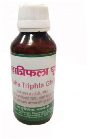 Маха Трифла Гхрит (Maha Triphla Ghrit) Adarsh, 100 мл Маха Трифла Гхрит (Maha Triphla Ghrit) Adarsh, 100 мл