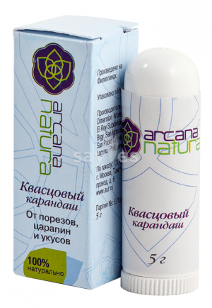 Квасцовый карандаш от порезов, царапин и укусов, Arcana Natura, 5г
