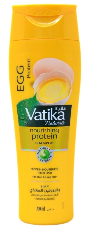 Шампунь питательный Яичный (EGG nourishing protein Shampoo), Dabur Vatika, 200 мл Шампунь питательный Яичный (EGG nourishing protein Shampoo), Dabur Vatika, 200 мл