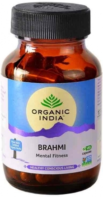 Брахми (Brahmi), Organic India, 60 капс.