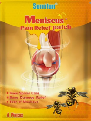 Менискус (Meniscus Pain Relief Patch Sumifun) пластырь для облегчения боли в коленях при травмах мениска, 4 шт Менискус (Meniscus Pain Relief Patch Sumifun) пластырь для облегчения боли в коленях при травмах мениска, 4 шт