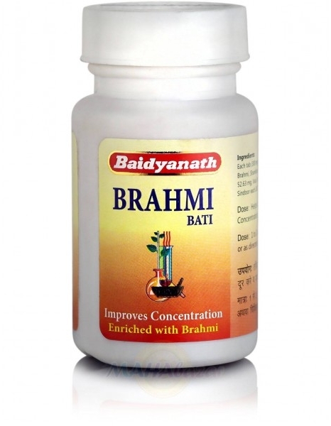 Брахми Бати (Brahmi Bati) Baidyanath, 80 таблеток Брахми Бати (Brahmi Bati) Baidyanath, 80 таблеток