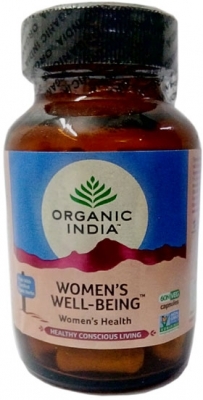 Вименс Велл-Биинг (Women's Well-Being), Organic India, 60 капс.