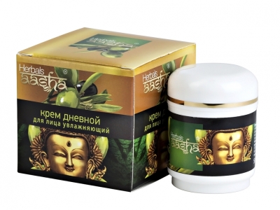 -20% Крем для лица дневной увлажняющий, Aasha Herbals, 50мл. (срок 28/02/2025)