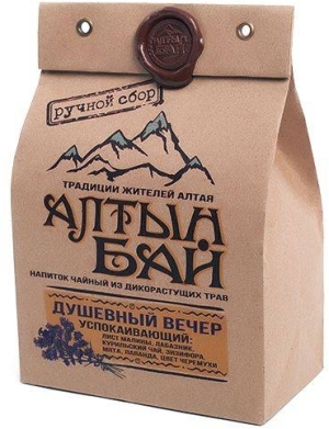 Травяной чай Душевный вечер, успокаивающий, Алтын Бай, 100г Травяной чай Душевный вечер, успокаивающий, Алтын Бай, 100г